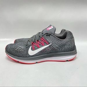 Nike Zoom Winflo 5 Grey Pink Shoes Women’s 7